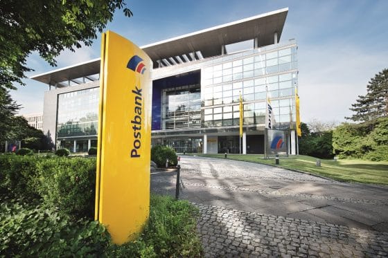 Die Postbank Verwaltung in Bonn – hier werden die Finanzgeschäfte des Geldinstituts abgewickelt.