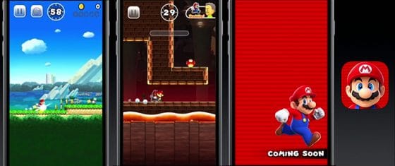 Die Super Mario Run App für iOS lässt sich mit einer Hand bedienen und kommt bald in den App Store. 